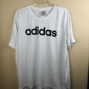 Adidas men’s XL White exercise  shirt